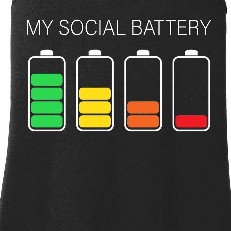 My Social Battery Ladies Essential Tank