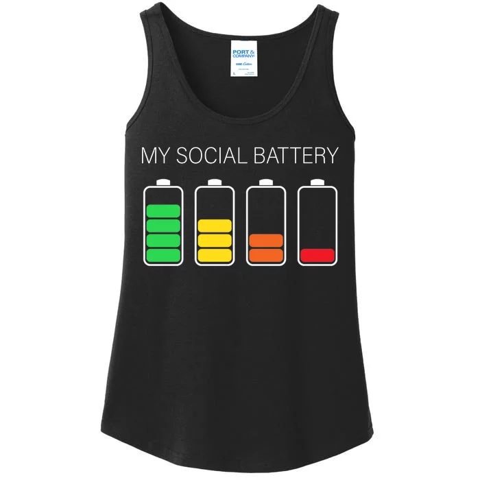 My Social Battery Ladies Essential Tank