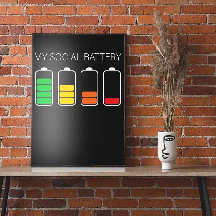 My Social Battery Poster