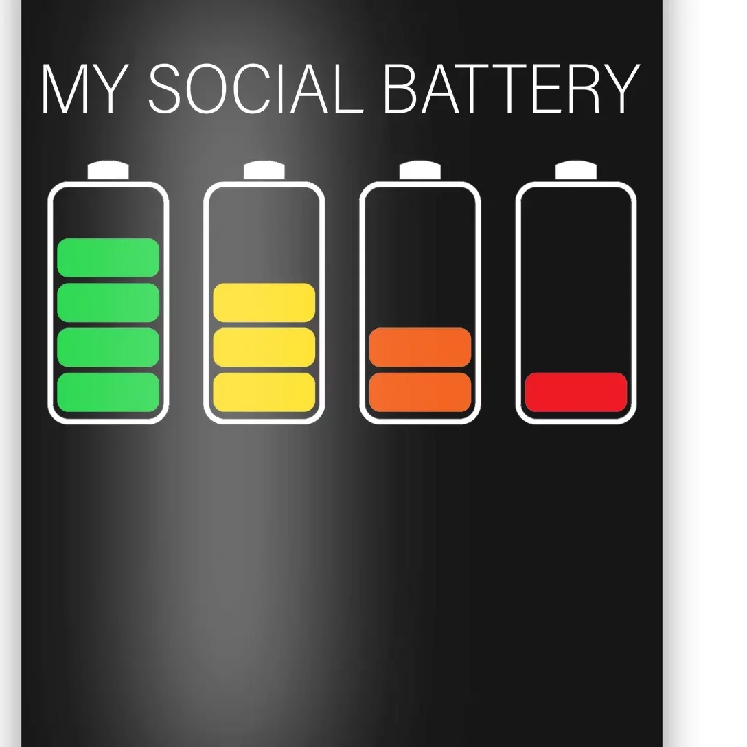 My Social Battery Poster