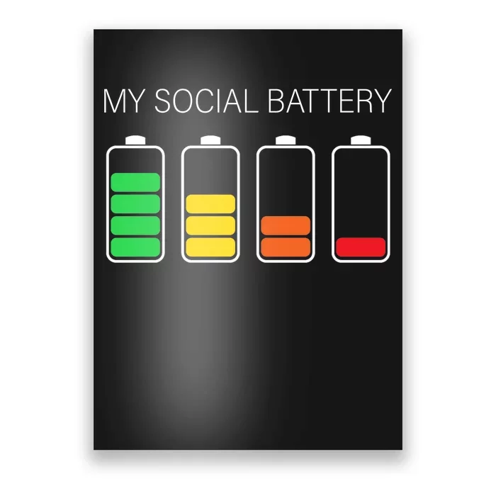 My Social Battery Poster