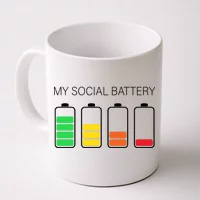 My Social Battery Front & Back Coffee Mug