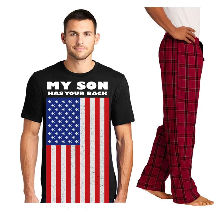 My Son Has Your Back Proud Army Dad Pajama Set