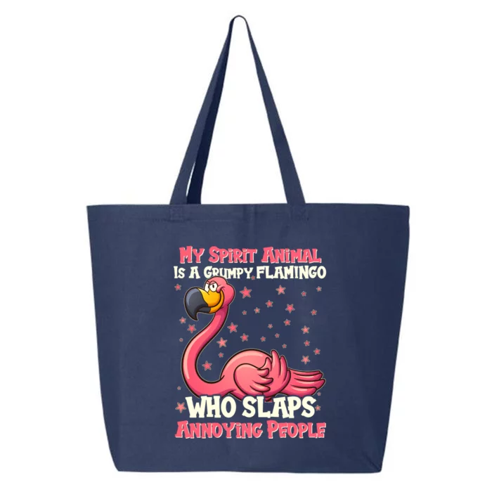 My Spirit Animal Is A Grumpy Flamingo 25L Jumbo Tote