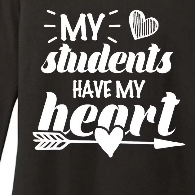 My Students Have My Heart Cute Teacher Womens CVC Long Sleeve Shirt