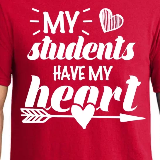 My Students Have My Heart Cute Teacher Pajama Set