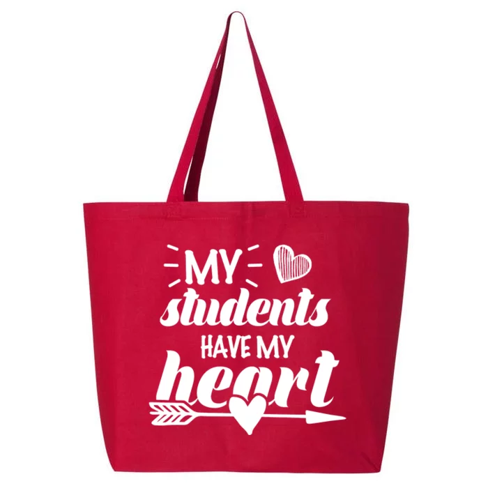 My Students Have My Heart Cute Teacher 25L Jumbo Tote