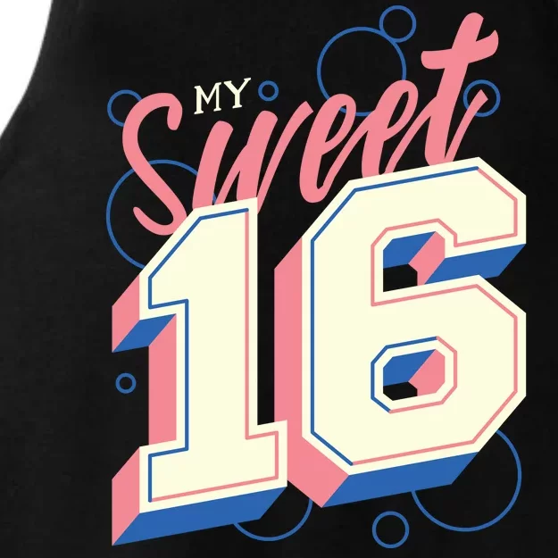 My Sweet Sixteen Ladies Tri-Blend Wicking Tank