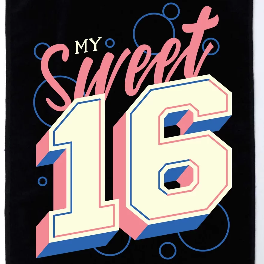 My Sweet Sixteen Platinum Collection Golf Towel