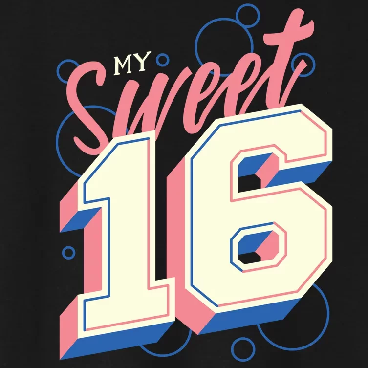 My Sweet Sixteen Women's Crop Top Tee