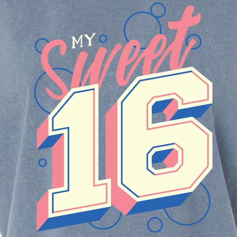 My Sweet Sixteen Garment-Dyed Women's Muscle Tee