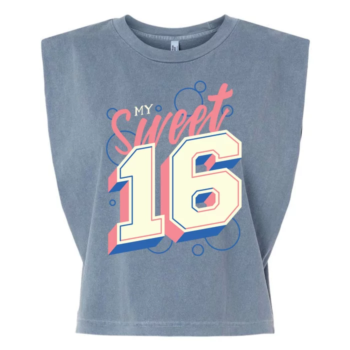 My Sweet Sixteen Garment-Dyed Women's Muscle Tee