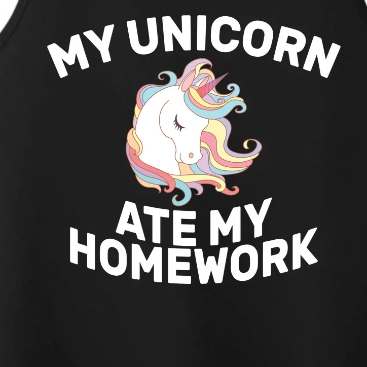 My Unicorn Ate My Homework Performance Tank