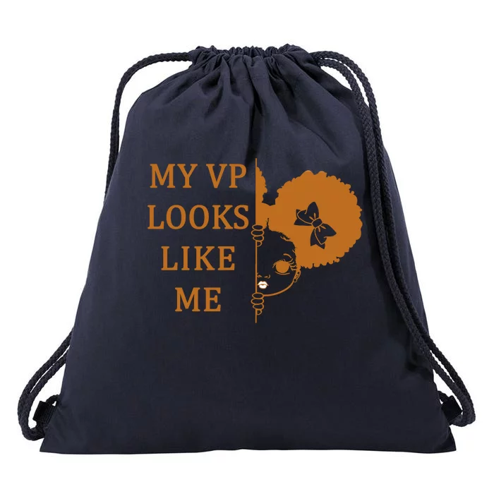 My VP Looks Like Me Cute Kamala Drawstring Bag