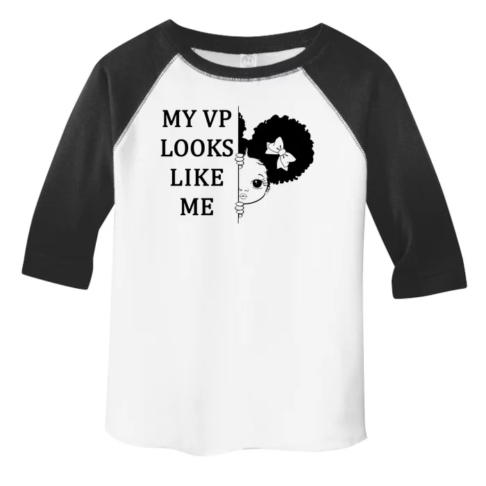 My VP Looks Like Me Cute Kamala Toddler Fine Jersey T-Shirt