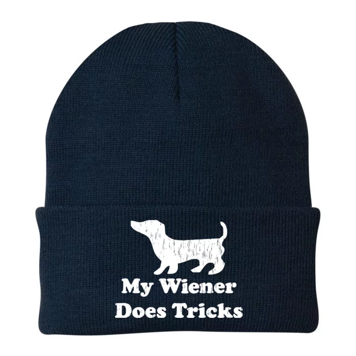 My Wiener Does Tricks Knit Cap Winter Beanie