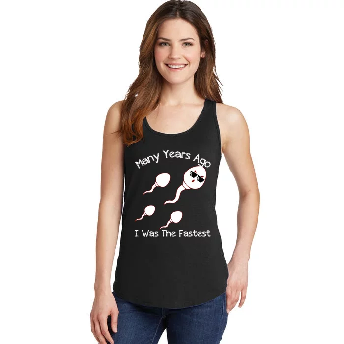 Many Years Ago I Was The Fastest Funny Ladies Essential Tank