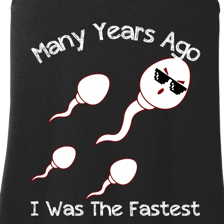 Many Years Ago I Was The Fastest Funny Ladies Essential Tank