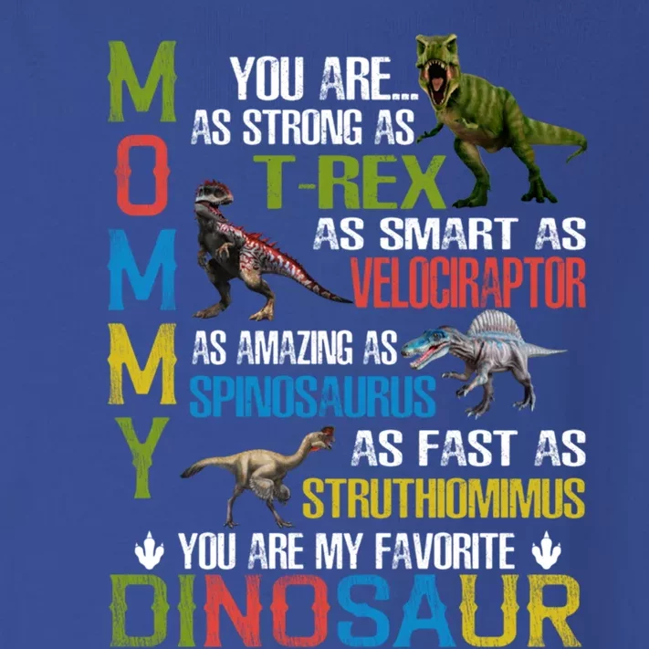 Mommy You Are As Strong As Dinosaur Rex Mama Mother's Day Gift Toddler Long Sleeve Shirt