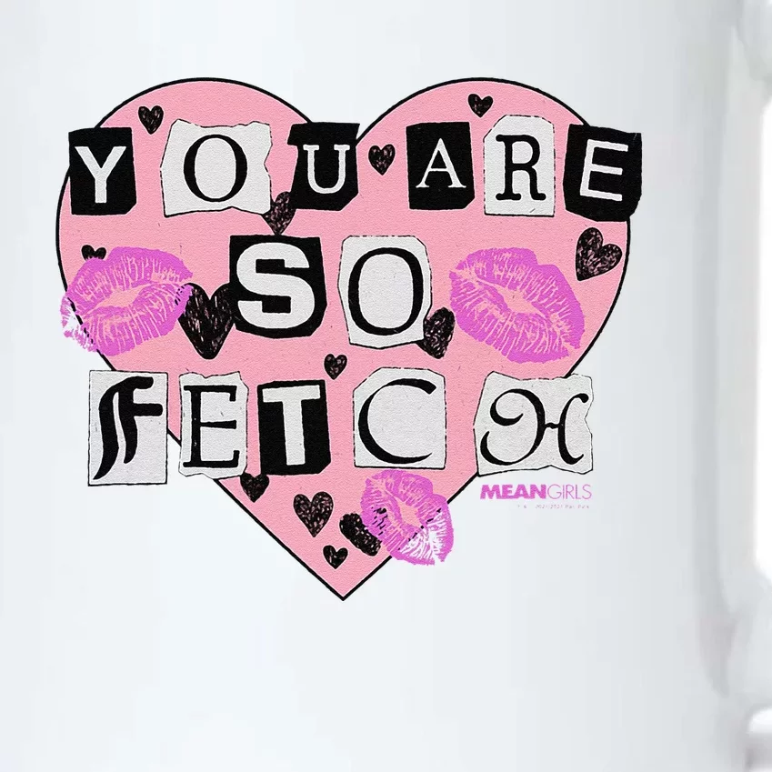 Mean You Are So Fetch Valentine's Day Heart Black Color Changing Mug