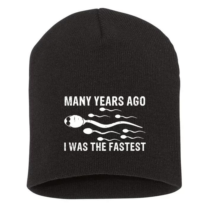 Many Years Ago I Was The Fastest Short Acrylic Beanie