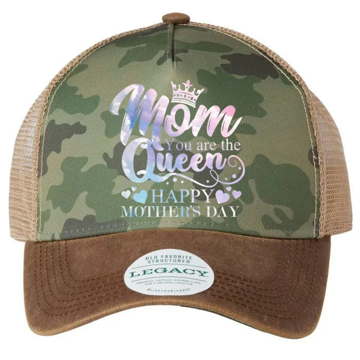 Mom You Are The Queen Happy Mothers Day Love Respect Great Gift Legacy Tie Dye Trucker Hat