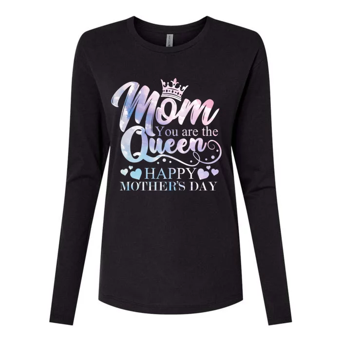 Mom You Are The Queen Happy Mothers Day Love Respect Great Gift Womens Cotton Relaxed Long Sleeve T-Shirt