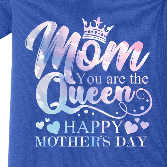 Mom You Are The Queen Happy Mothers Day Love Respect Great Gift Baby Bodysuit