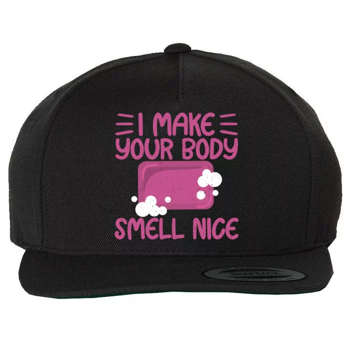 Make Your Body Smell Nice Soap Maker Soap Making Gift Wool Snapback Cap