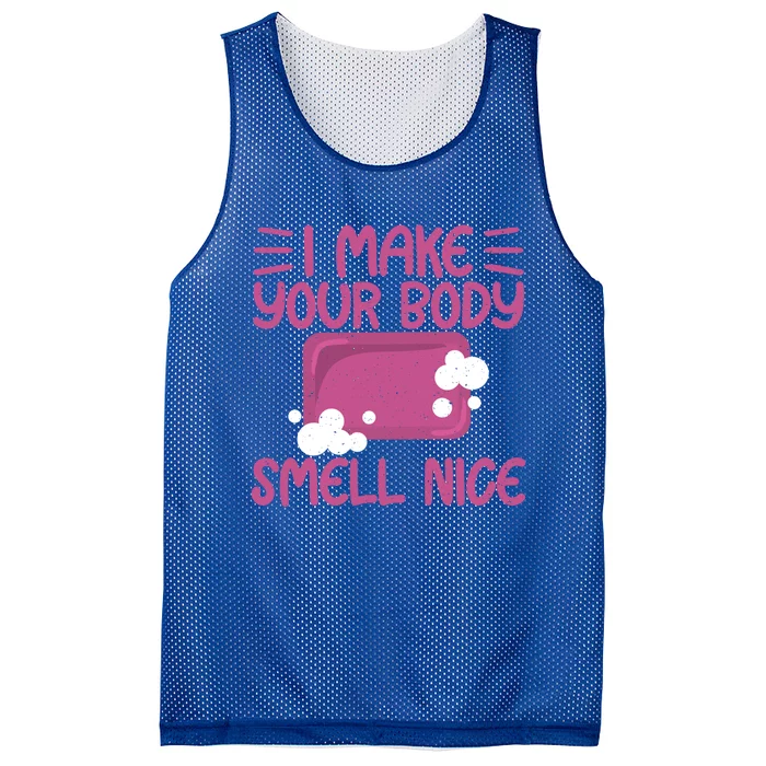 Make Your Body Smell Nice Soap Maker Soap Making Gift Mesh Reversible Basketball Jersey Tank