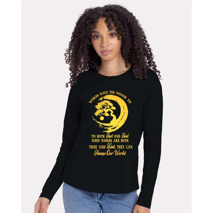 Meditation Yoga Bonsai Zen Enso Circle Goa Karma Om Cool Gift Womens Cotton Relaxed Long Sleeve T-Shirt