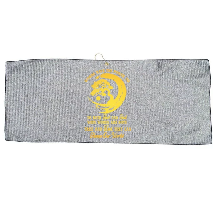 Meditation Yoga Bonsai Zen Enso Circle Goa Karma Om Cool Gift Large Microfiber Waffle Golf Towel