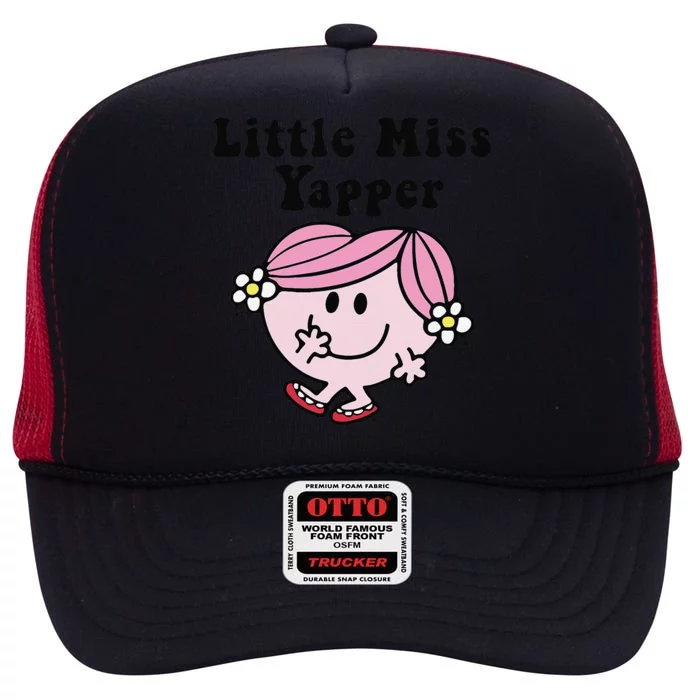 Miss Yapper Cute High Crown Mesh Trucker Hat