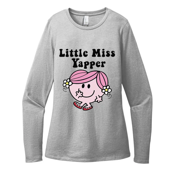 Miss Yapper Cute Womens CVC Long Sleeve Shirt