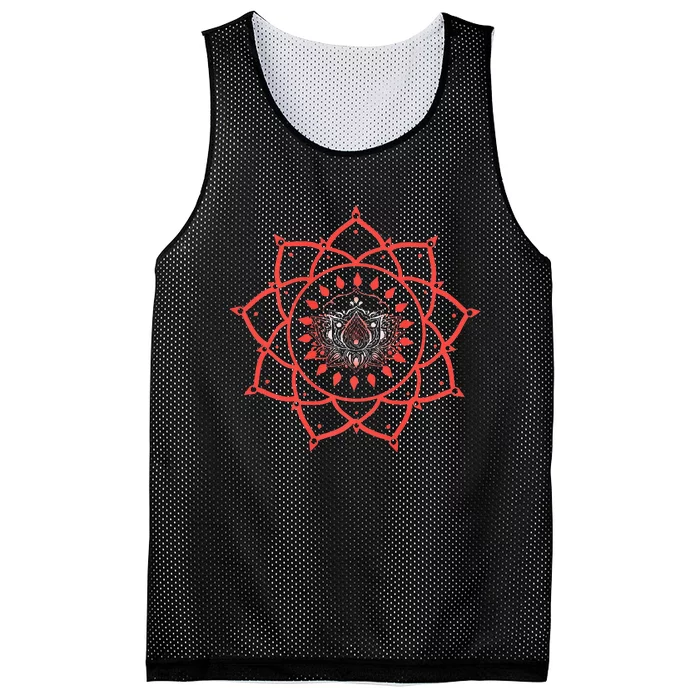 Mandala Yoga Design Art Lover Spiritual Geometry Graphic Mesh Reversible Basketball Jersey Tank