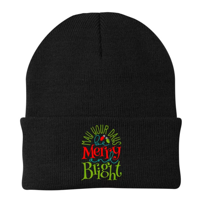 May Your Days Be Merry And Bright Knit Cap Winter Beanie