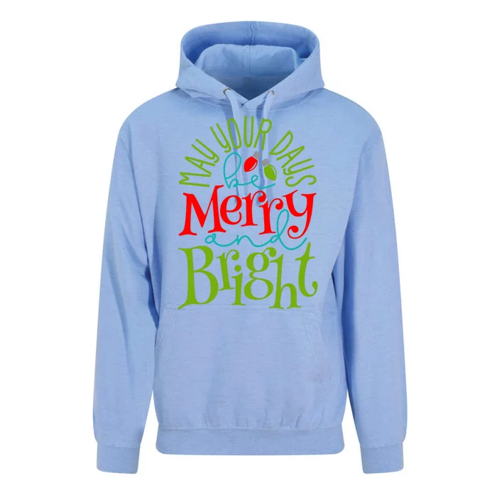 May Your Days Be Merry And Bright Unisex Surf Hoodie