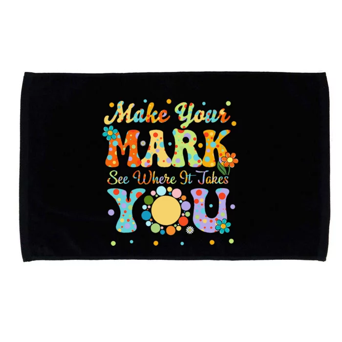 Make Your Funny Mark See Where It Takes You Microfiber Hand Towel