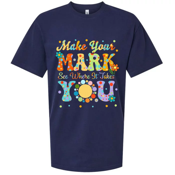 Make Your Funny Mark See Where It Takes You Sueded Cloud Jersey T-Shirt