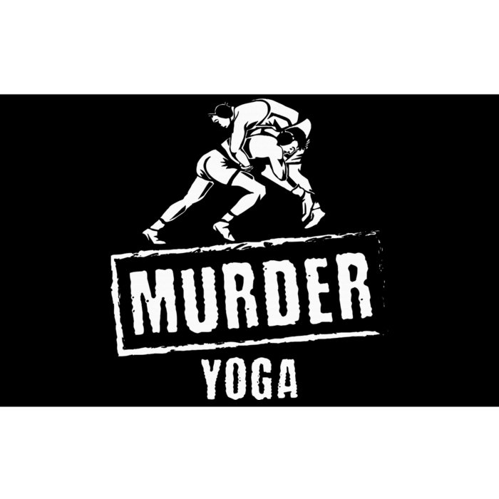 Murder Yoga Fighter Wrestling Gear Wrestling Rules Bumper Sticker