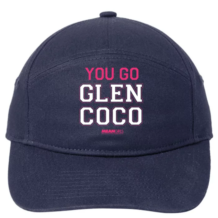 Mean You Go Glen Coco College Gift 7-Panel Snapback Hat