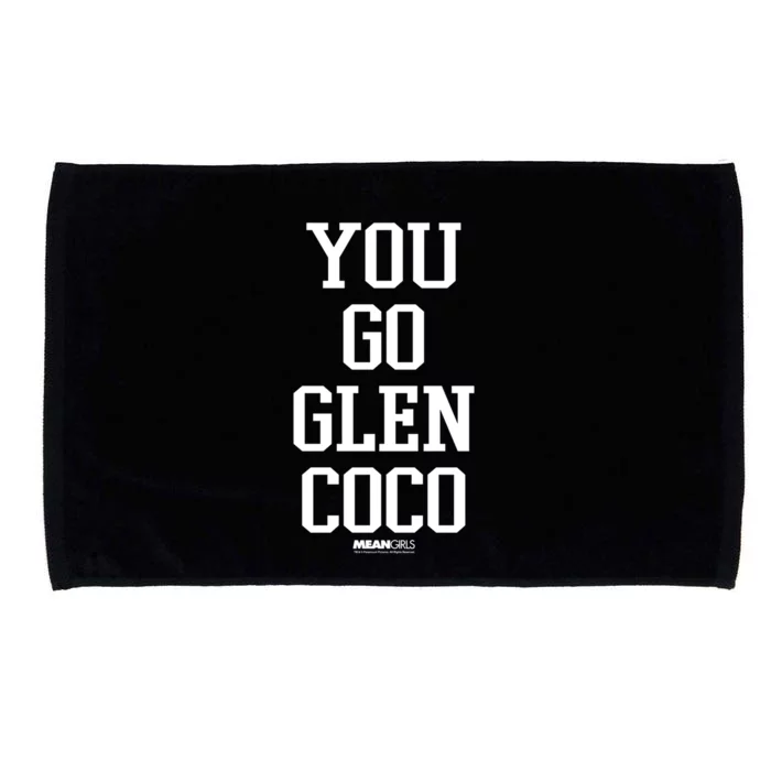 Mean You Go Glen Coco Stack Text Gift Microfiber Hand Towel