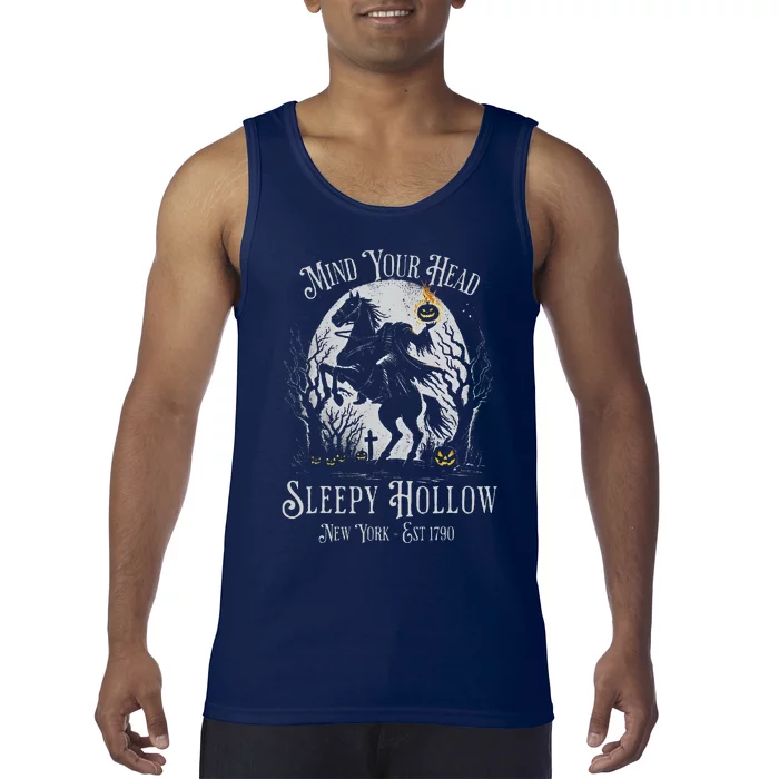 Mind Your Head Sleepy Hollow Headless Horseman Tank Top