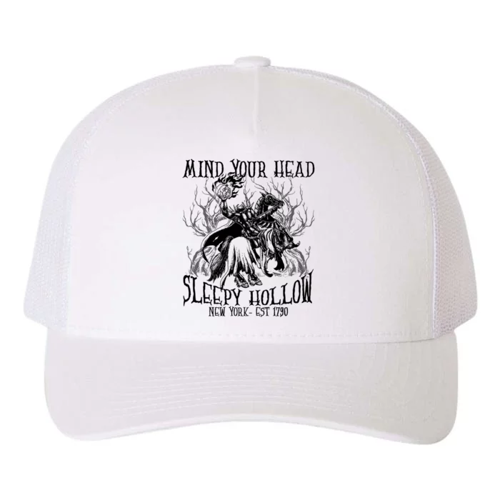 Mind Your Head Headless Horseman Est 1790 Headless Horseman Horror Yupoong Adult 5-Panel Trucker Hat