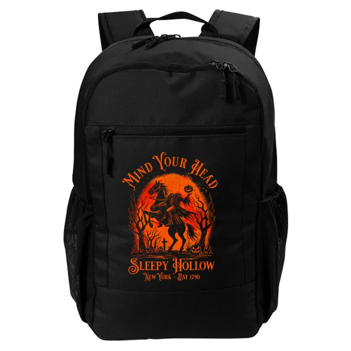 Mind Your Head Sleepy Hollow Headless Horseman Daily Commute Backpack