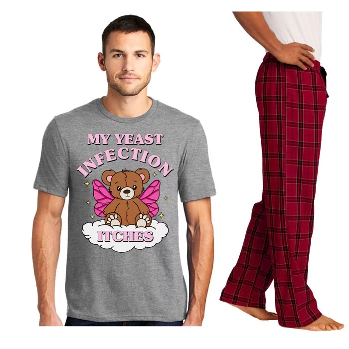 My Yeast Infection Itches Funny Meme Pajama Set