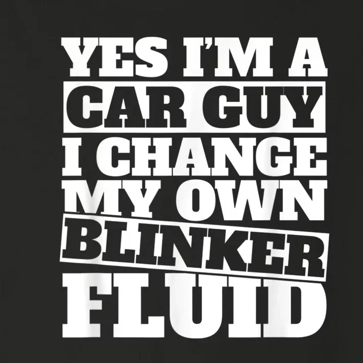 Mens Yes I'm A Car Guy, I Change My Own Blinker Fluid Toddler Long Sleeve Shirt