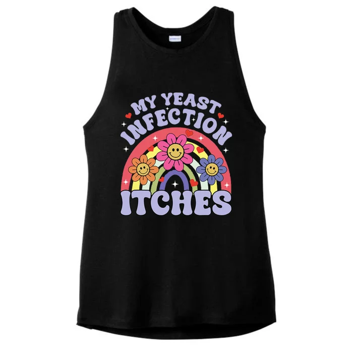 My Yeast Infection Itches Ladies Tri-Blend Wicking Tank