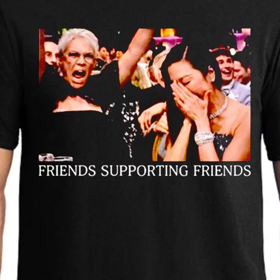 Michelle Yeoh Jamie Lee Curtis Golden Globes Friends Supporting Friends Pajama Set