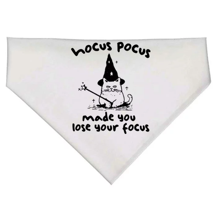 Made You Lose Your Focus Vintage Wizard Cat USA-Made Doggie Bandana